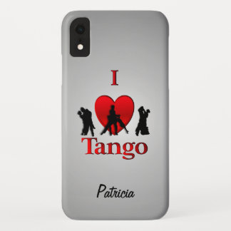 I Heart Tango Personalized iPhone XR Case