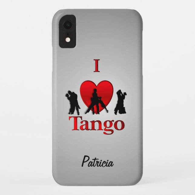 I Heart Tango Personalized Case-Mate iPhone Case (Back)