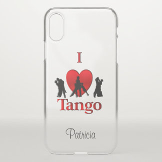 I Heart Tango Personalized iPhone X Case