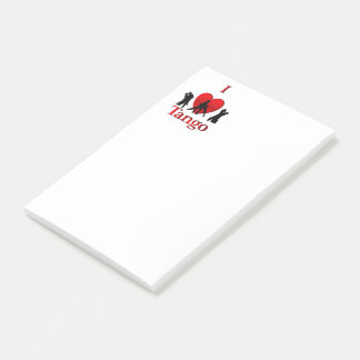 I Heart Tango Post-it Notes