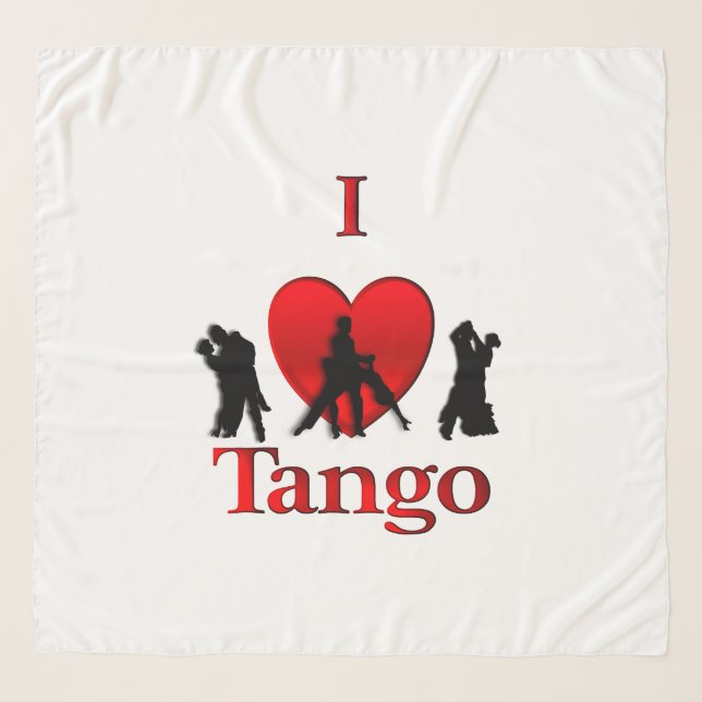 I Heart Tango Scarf (Front)