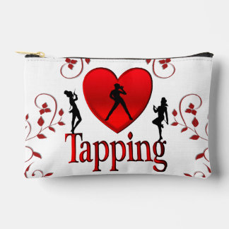 I Heart Tap Dance Accessory Pouch