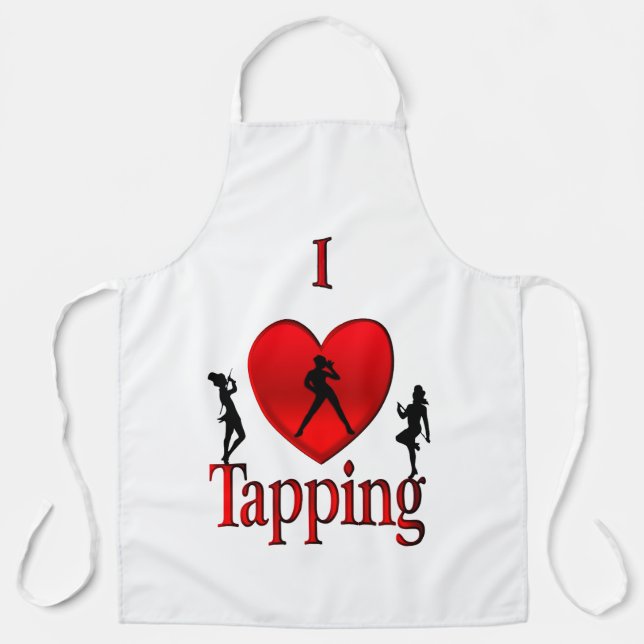 I Heart Tap Dance Apron (Front)