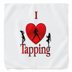 I Heart Tap Dance Bandana