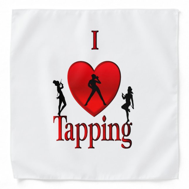 I Heart Tap Dance Bandana (Front)