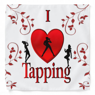 I Heart Tap Dance Bandana