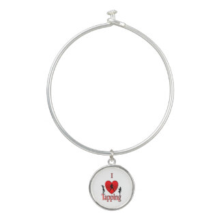 I Heart Tap Dance Bangle Bracelet