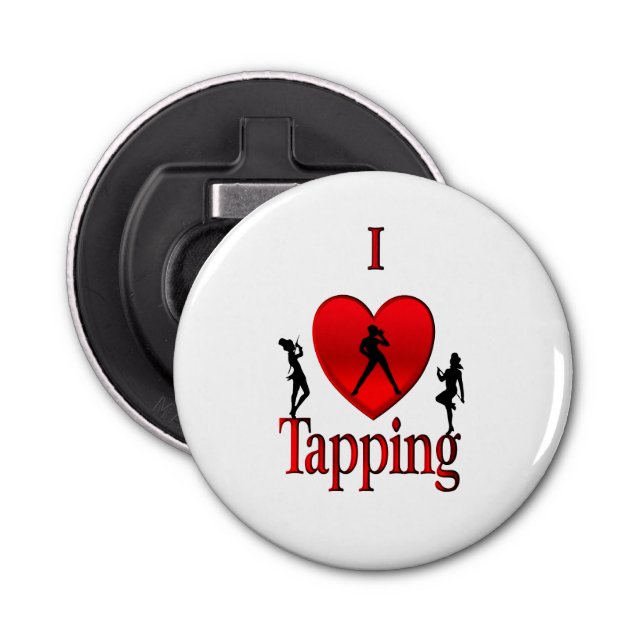 I Heart Tap Dance Bottle Opener (Front)