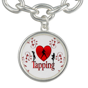 I Heart Tap Dance Bracelet