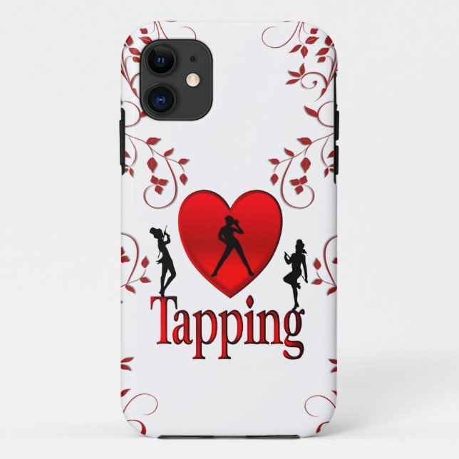 I Heart Tap Dance Case-Mate iPhone Case (Back)