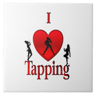 I Heart Tap Dance Ceramic Tile