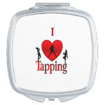 I Heart Tap Dance Compact Mirror at Zazzle