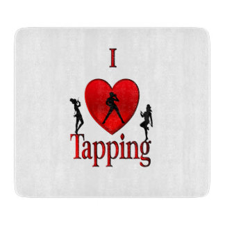 I Heart Tap Dance Cutting Board