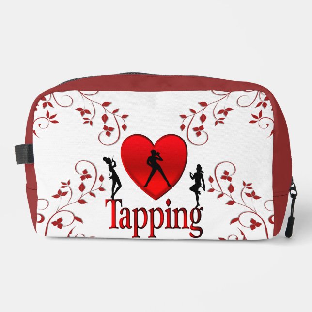 I Heart Tap Dance Dopp Kit (Front)