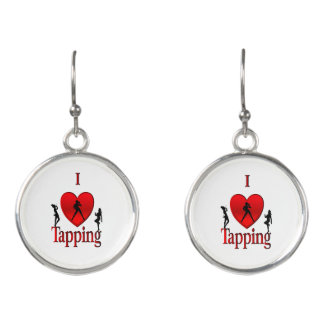 I Heart Tap Dance Earrings
