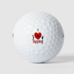 I Heart Tap Dance Golf Balls at Zazzle