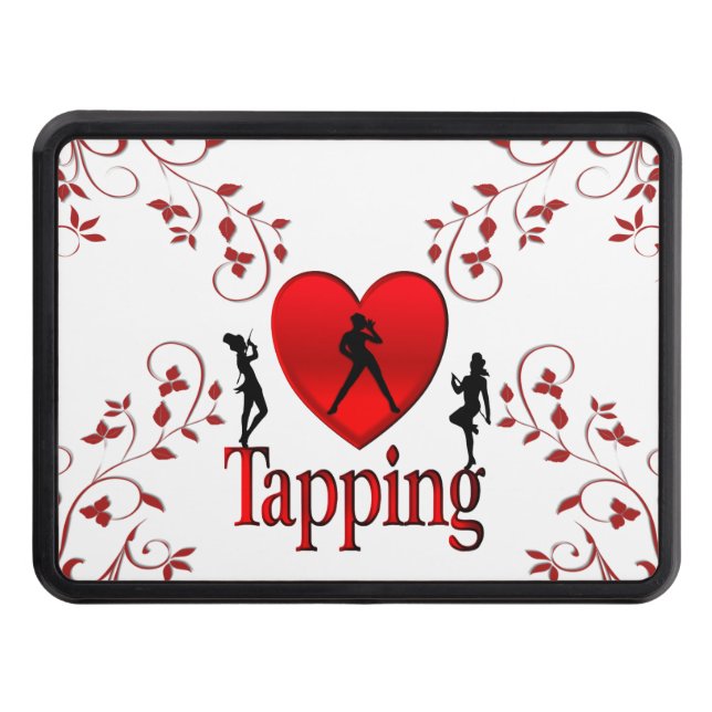 I Heart Tap Dance Hitch Cover (Front)
