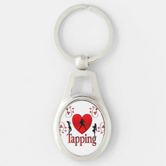 I Heart Tap Dance Keychain