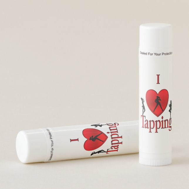 I Heart Tap Dance Lip Balm (Front)