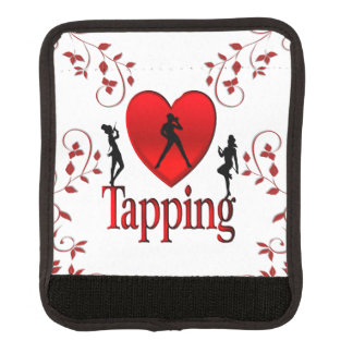 I Heart Tap Dance Luggage Handle Wrap