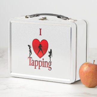 I Heart Tap Dance Metal Lunch Box