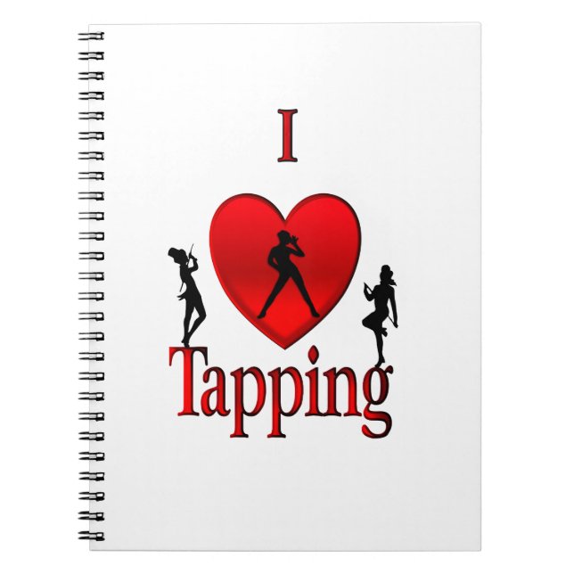I Heart Tap Dance Notebook (Front)