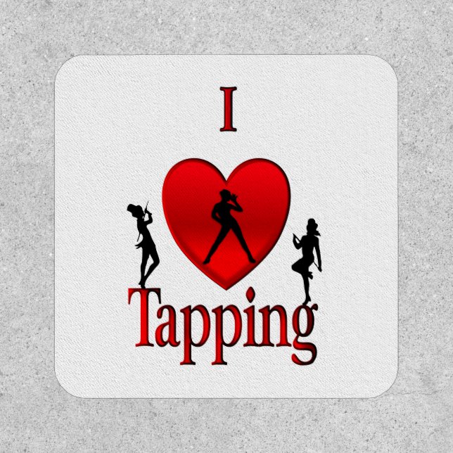 I Heart Tap Dance Patch (Front)