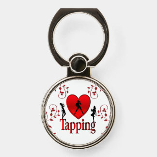 I Heart Tap Dance Phone Ring Stand