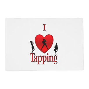 I Heart Tap Dance Placemat