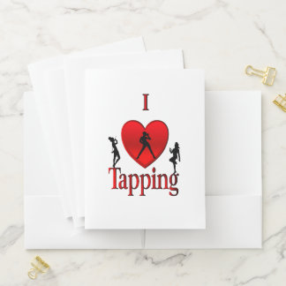I Heart Tap Dance Pocket Folder