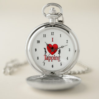 I Heart Tap Dance Pocket Watch