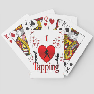 I Heart Tap Dance Poker Cards