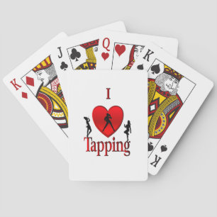 I Heart Tap Dance Poker Cards