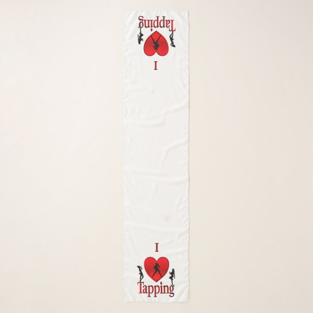 I Heart Tap Dance Scarf (Front)