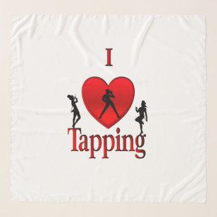 I Heart Tap Dance Scarf