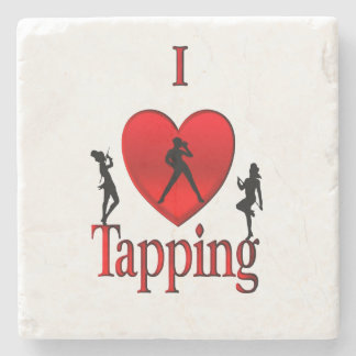 I Heart Tap Dance Stone Coaster