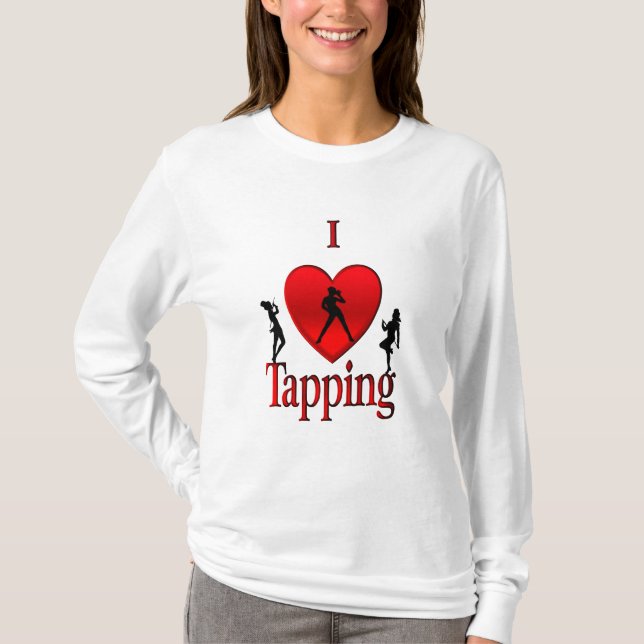 I Heart Tap Dance T-Shirt (Front)