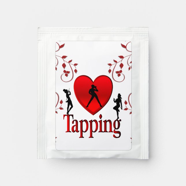 I Heart Tap Dance Tea Bag Drink Mix (Front)