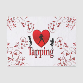 I Heart Tap Dance Tissue Paper