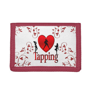 I Heart Tap Dance Trifold Wallet