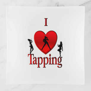 I Heart Tap Dance Trinket Tray