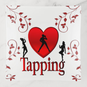 I Heart Tap Dance Trinket Tray