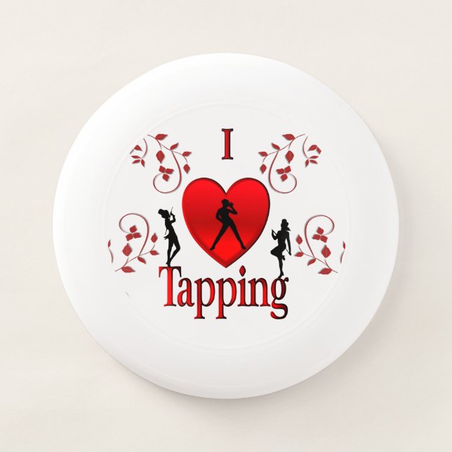 I Heart Tap Dance Wham-O Frisbee (Front)