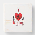I Heart Tap Dance Wooden Box Sign at Zazzle