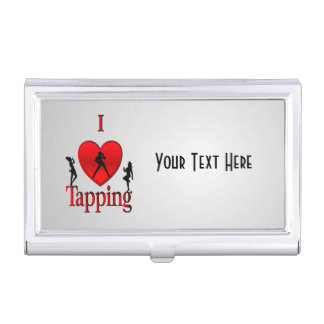 I Heart Tapping Business Card Case