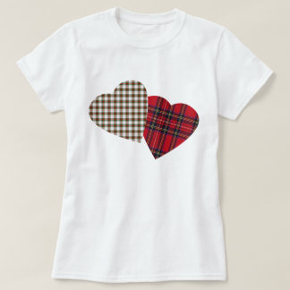 I Heart Tartan T Shirt