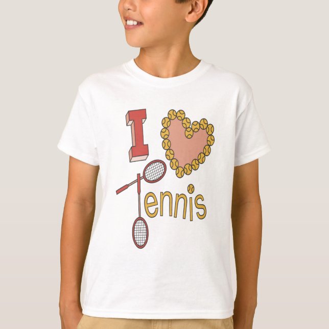 I Heart Tennis T-Shirt (Front)