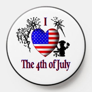 I Heart the 4th of July PopSocket