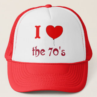 I Heart The 70's Vintage Style Hat