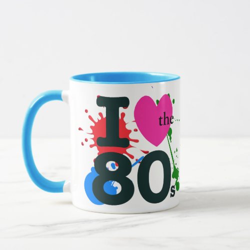I Heart the 80s Mug
